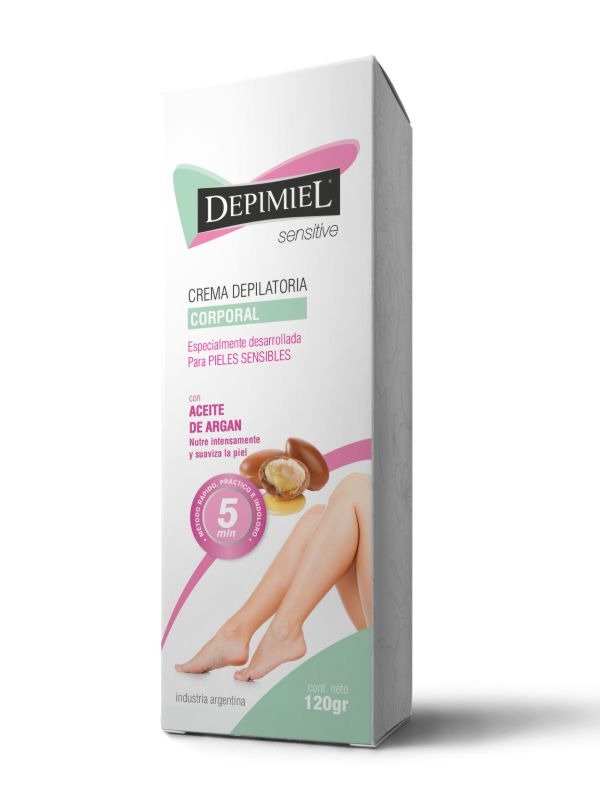 Producto - CREMA DEPILATORIA PARA EL CUERPO SENSITIVE 120 grs