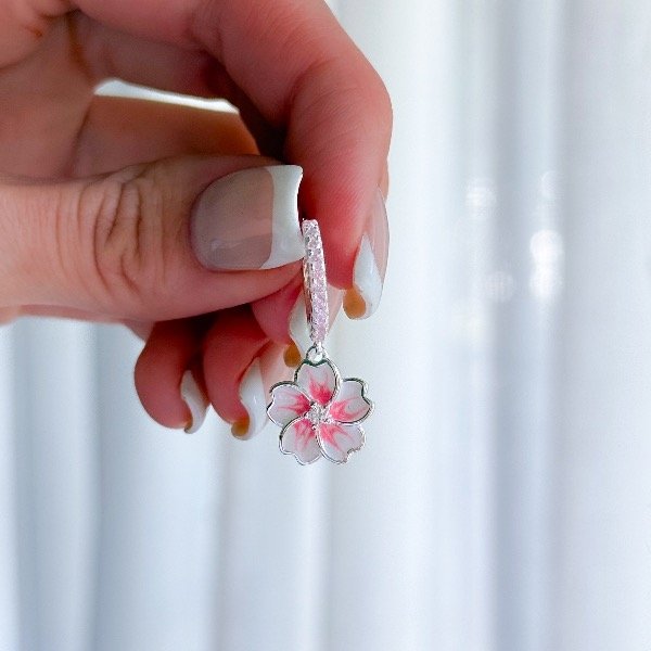 Producto - Aros Sakura Rosa (AC-515)