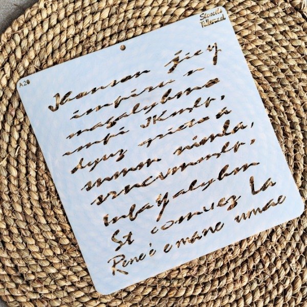 Producto - STENCIL TA A20  20x20