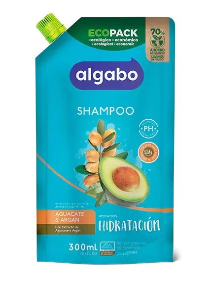 Producto - Shampoo Aguacte y Argan Hidratacion 300ml ALGABO