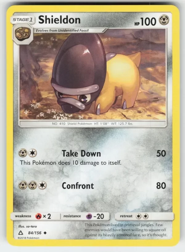 Producto - Shieldon 84/156 Uncommon Ultra Prism Pokemon