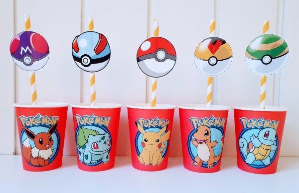 Producto - Pokemon  Vasos X 5 unidades
