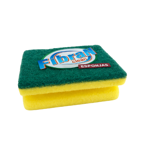 Producto - Esponja Clean Verde y Amarilla