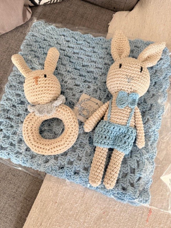 Producto - Set para Bebés Rabbits Light Blue