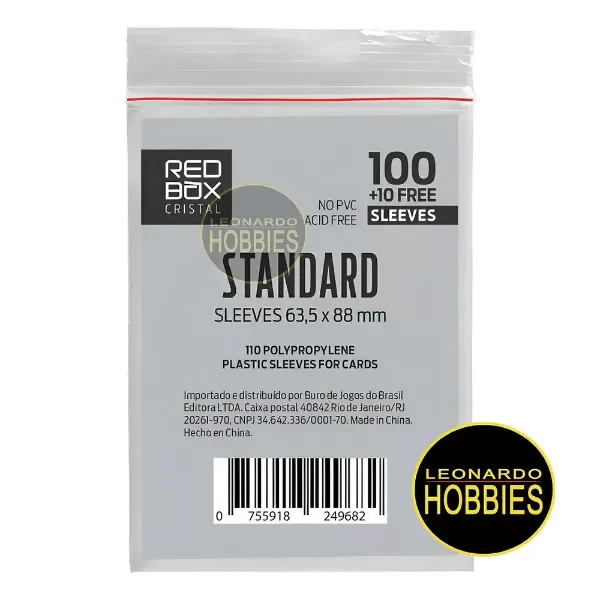 Producto - Folios p/Cartas Cristal Standard (110 unidades) - 63,5mm x 88mm Bureau
