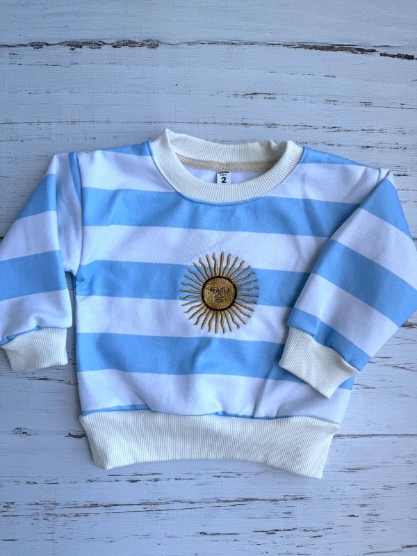 Producto - Buzo Argentina Sol de Mayo Baby celeste del 2 al 6