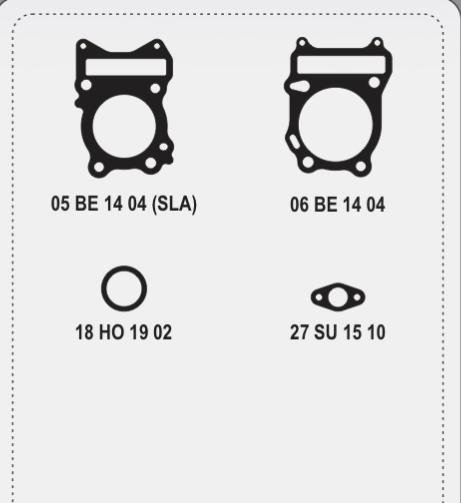 Producto - JUNTAS COMPLETA (CON ORING) BETA MOTARD 250 (VARIAS, LEER DESCRIPCION)- ALFA