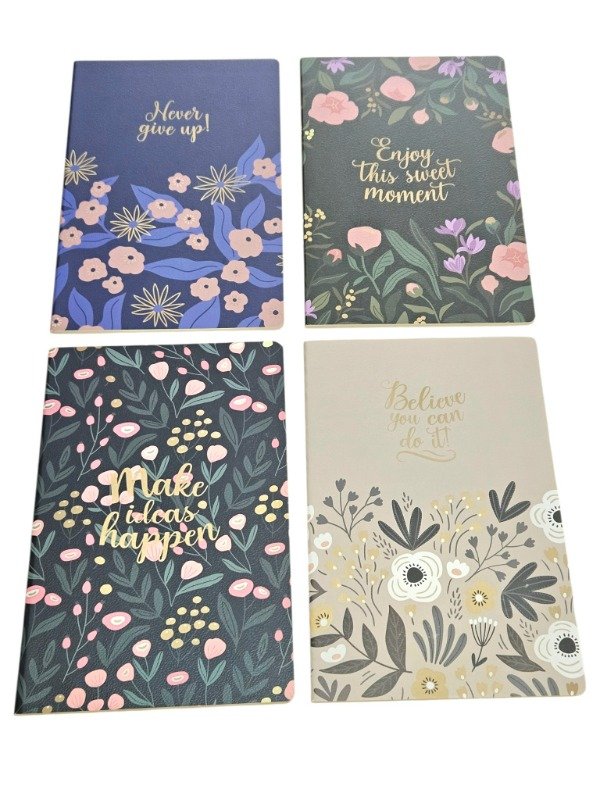Producto - Cuaderno A5 Frases tapa blanda