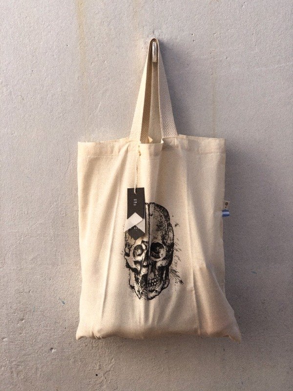 Producto - Eco Bolsa Calavera Leo da Vinci
