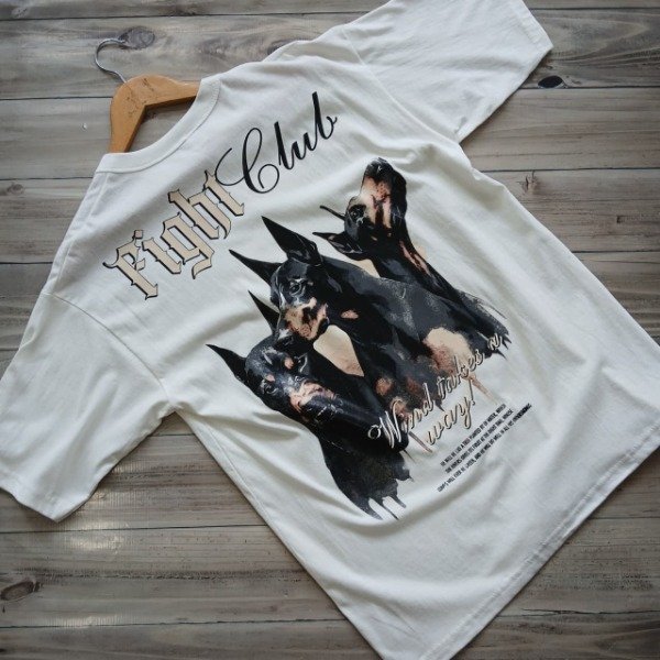 Producto - 100 - REMERA OVER ESTAMPADA TALLE S