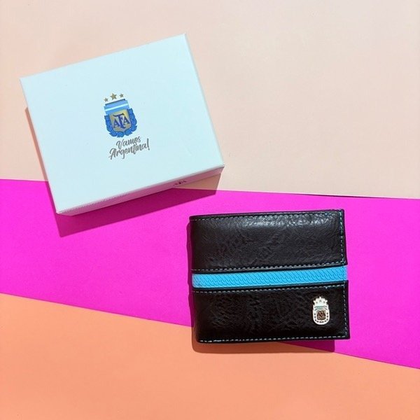 Producto - Billetera Afa Argentina 3 Estrellas Cuero Pu Licencia Original