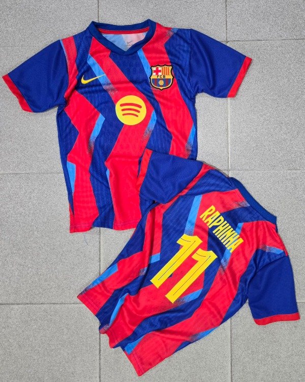 Producto - Camiseta Barcelona Raphinha Temporada 2026 Niño