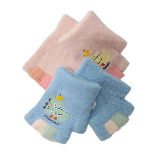 Producto - GUANTE PARA BEBE PAK X12PAR 10CM DINOSAURIO