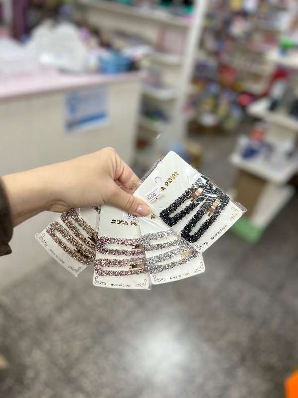 Producto - Set hebillas x2 con brillos