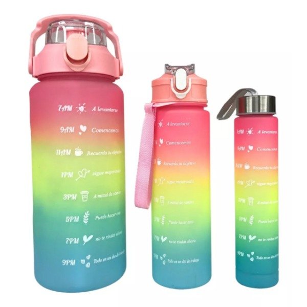 Producto - BOTELLA MOTIVACIONALES 3 EN 1