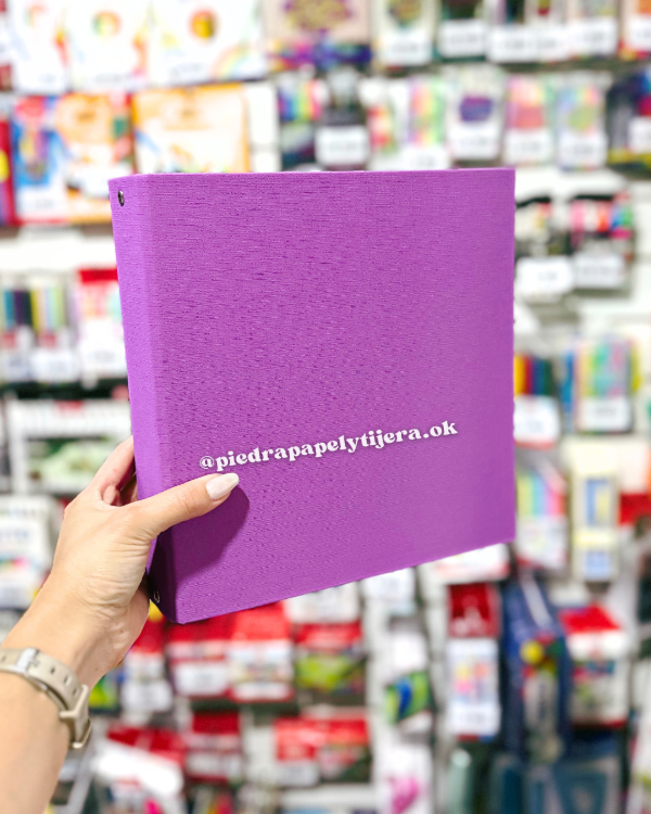 Producto - Carpeta 3 anillos uva