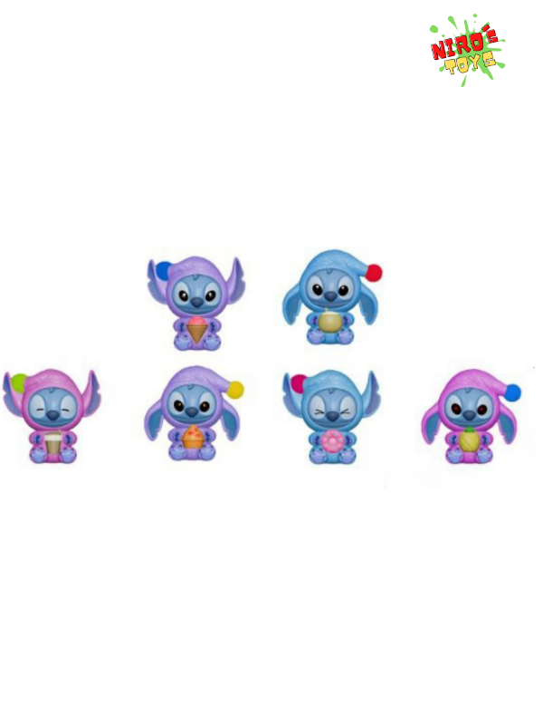 Producto - Stitch set x6 (7cm) - Figura Stitch - Nirostoys
