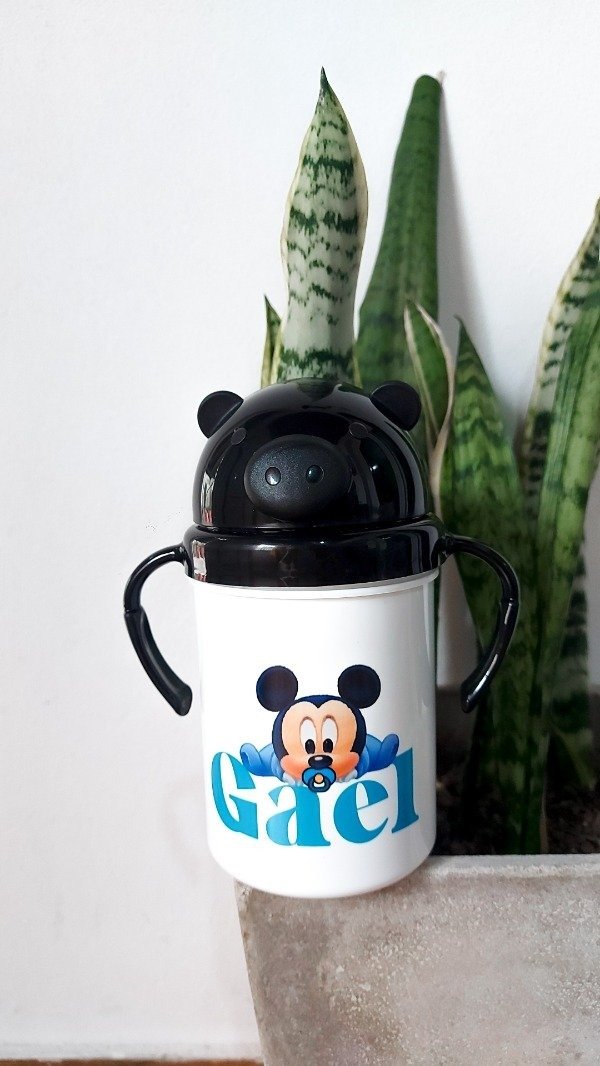 Producto - Cantimplora cerdito NEGRO