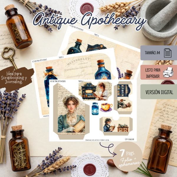 Producto - Archivo Digital: Folio Antique Apothecary - 0