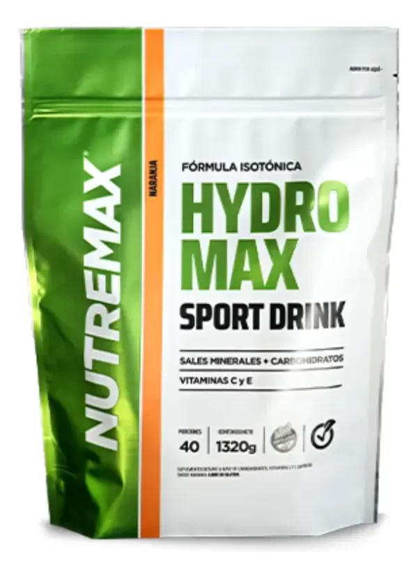 Producto - HYDROMAX sport drink  ELECTROLITOS/POTASIO beb. isotónica - 1320gr NUTREMAX - 0