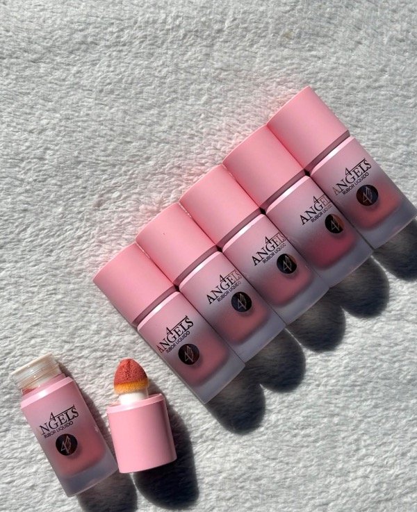 Producto - Rubor liquido c/ esponja 4 angels - 0