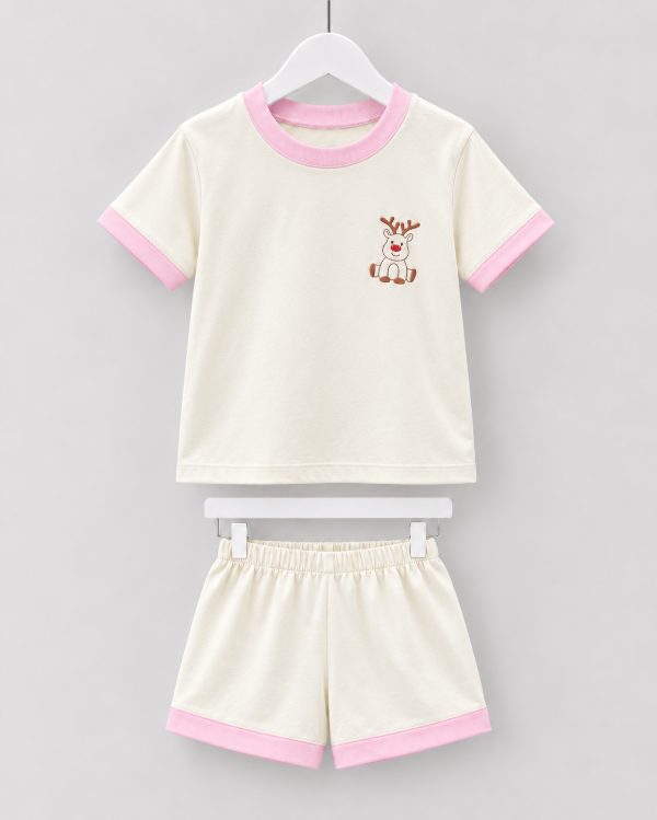 Producto - Pijama sueños navideños Beige/Rosa