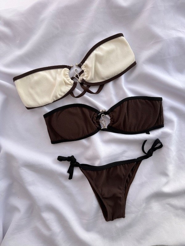 Producto - BIKINI STRAPLESS C/ VEDETINA Y AVIO - 0428 - 1 al 4