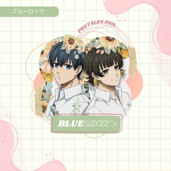 Producto - Blue Lock // Postales foil
