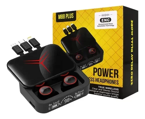 Producto - Auriculares M88 con power bank