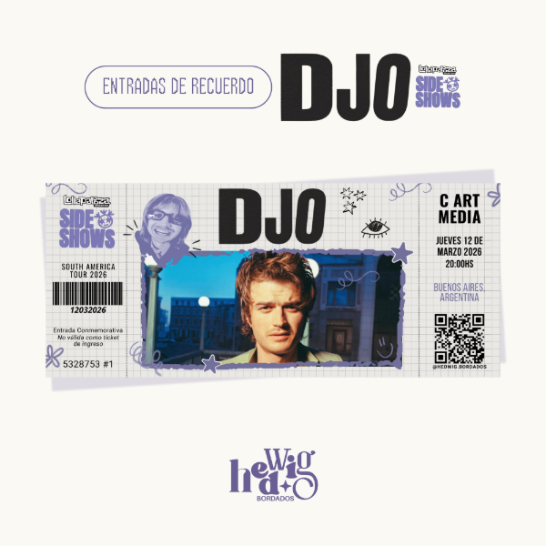 Producto - Entradas de recuerdo 14x6 - DJO C Art Media (Lolla Sideshow)