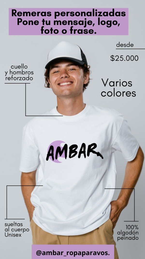 Producto - Remeras Personalizadas Algodón - 1
