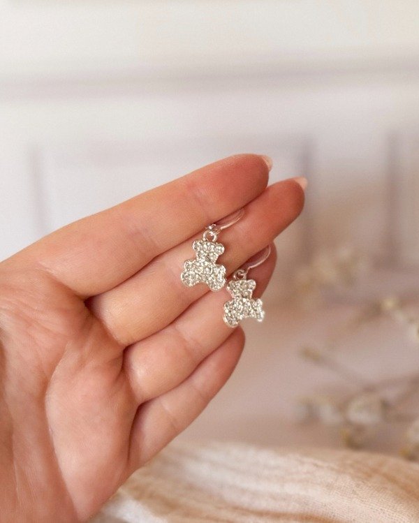 Producto - Argollas ositos strass
