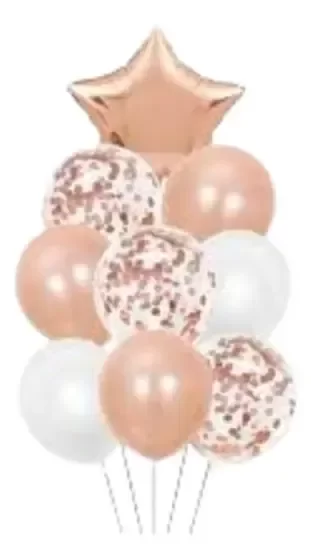 Producto - Set de globos estrella x9u - 2