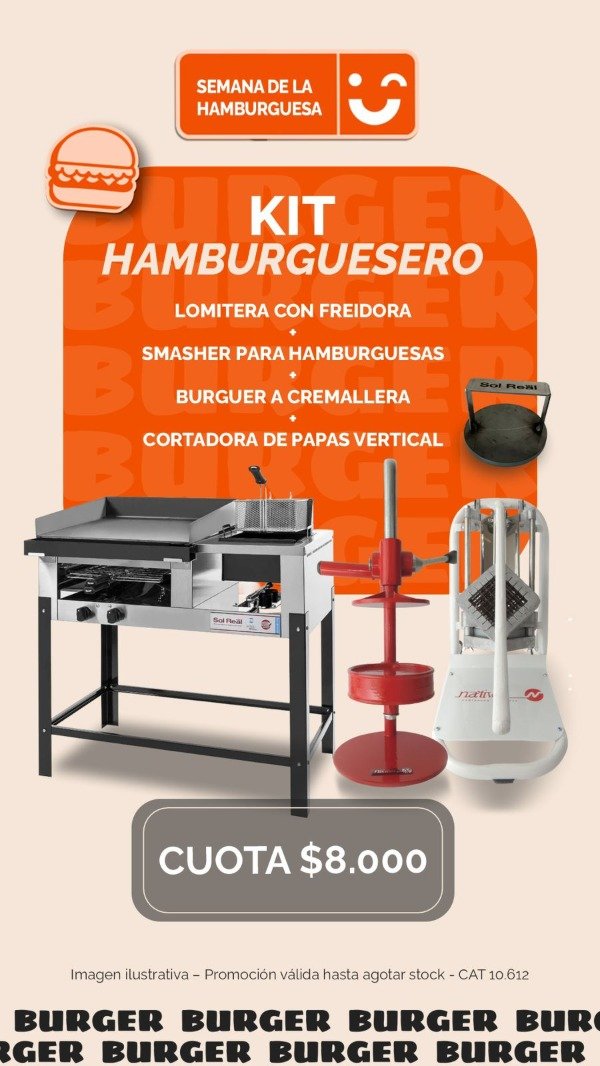 Producto - KIT PARA HAMBURGUESAS