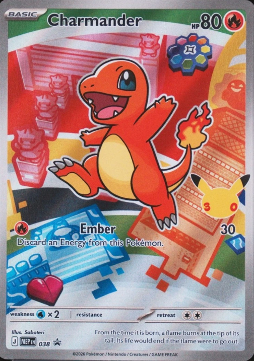 Producto - Charmander MEP038 - ME Black Star Promos