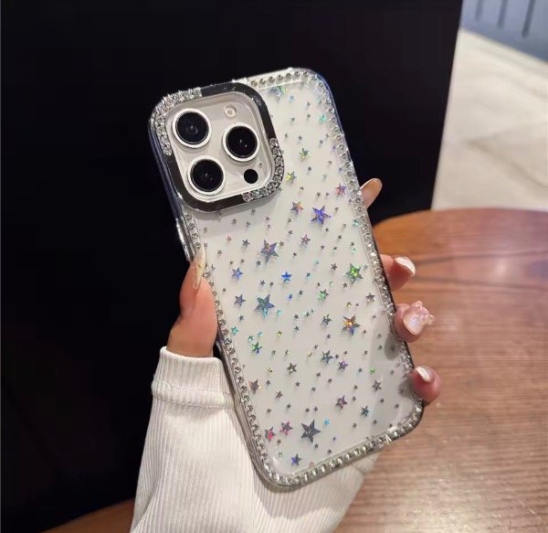 Producto - Case Estrellas Tornasol Strass