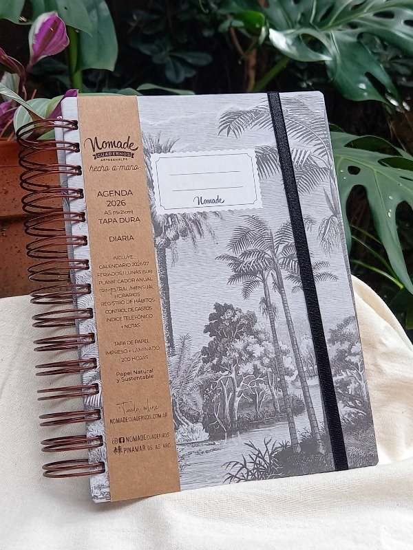 Producto - Agenda 2026 Anillada a5 (15x21cm) Diaria - Paisaje