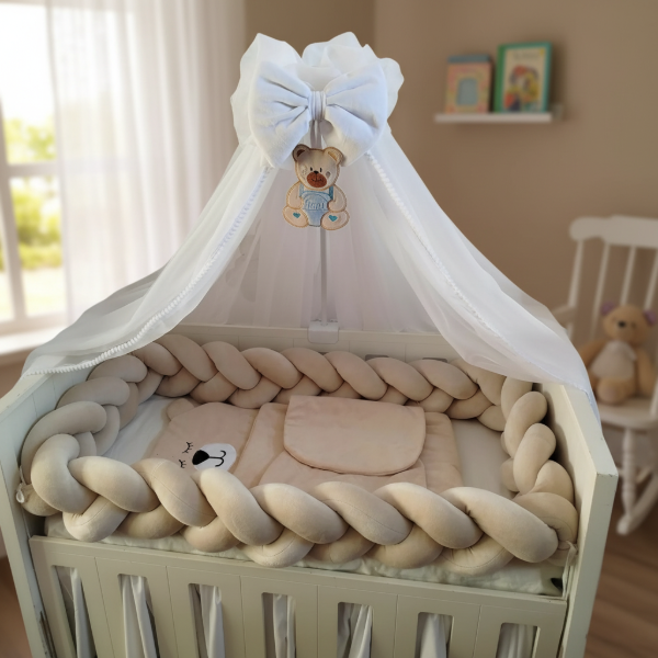 Producto - Set de Cuna con Bolsa Para Dormir Osito Dormilón