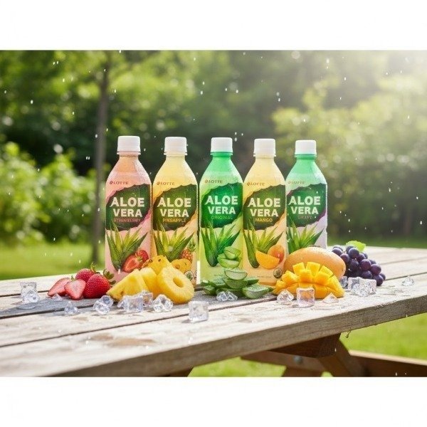 Producto - Bebida de Aloe Vera Lotte Corea (Ingrese para elegir sabor)