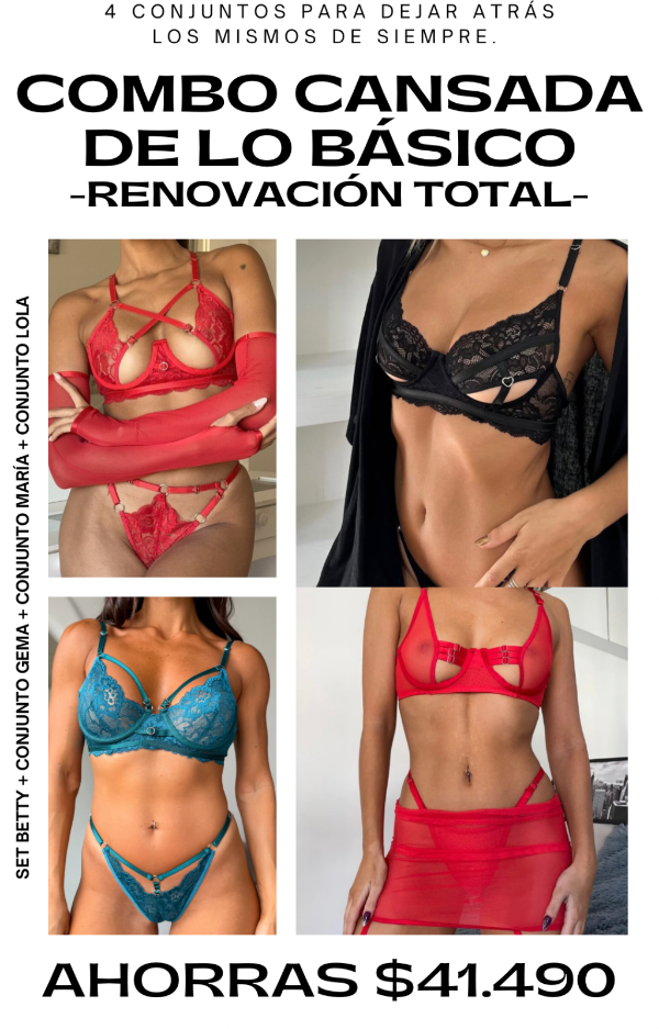 Producto - COMBO CANSADA DE LO BÁSICO - Renovación total - 0