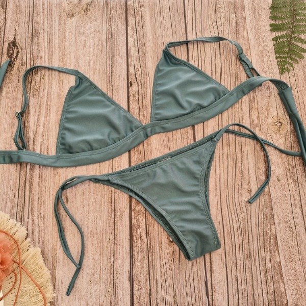 Producto - Bikini con vedetina para atar - talle 85 al 100