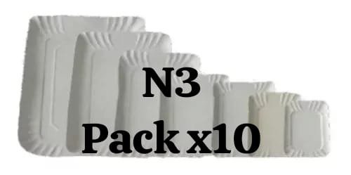 Producto - PACK X10 BANDEJA CARTON N3 (19X23)