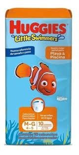 Producto - PAÑAL P/ AGUA LITTLE SWIM M/G X10