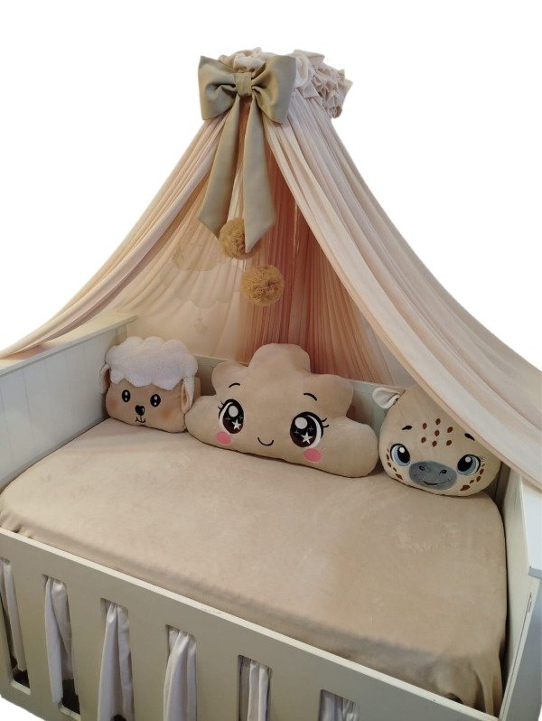 Producto - Dosel de Tul de Novia Beige - 2