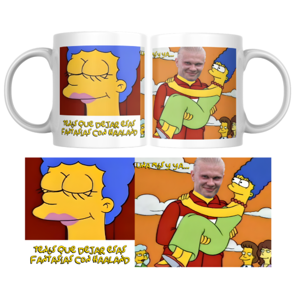 Producto - Taza - tengo que dejar esas fantasia, bueno una mas y ya (haaland) - 0