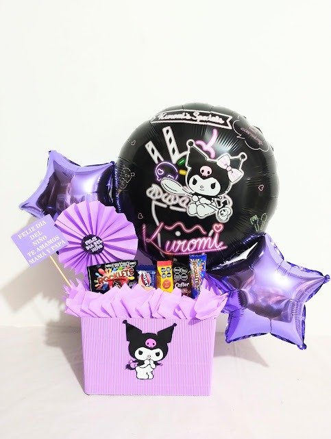 Producto - REGALO BOX GOLOSINERO KUROMI HELLO KITTY
