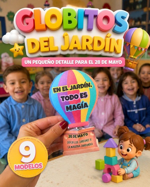 Producto - GLOBITOS DEL JARDÍN. DÍA DE LOS JARDINES Y LA MAESTRA JARDINER