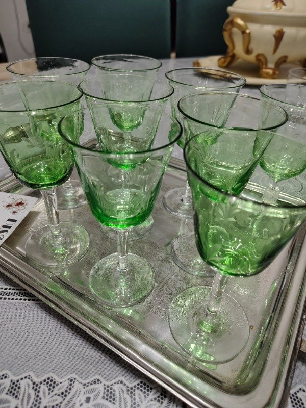 Producto - COPAS VINO DULCE CRISTAL VERDE - 3