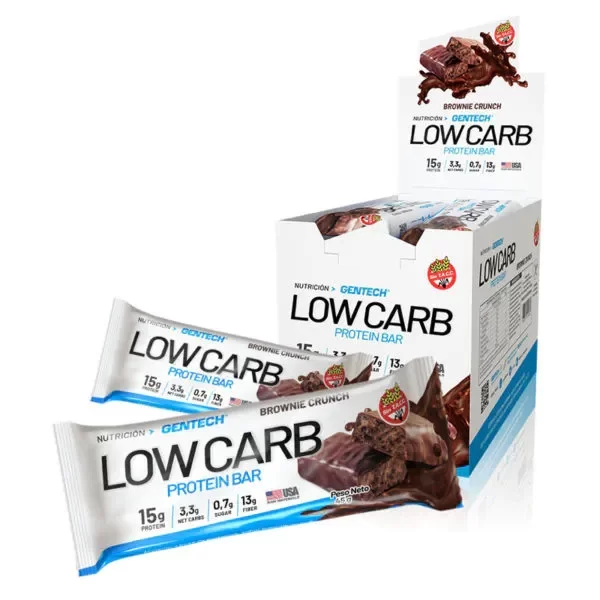 Producto - Bar Low Carb Gentech Brownie Crunch x10u