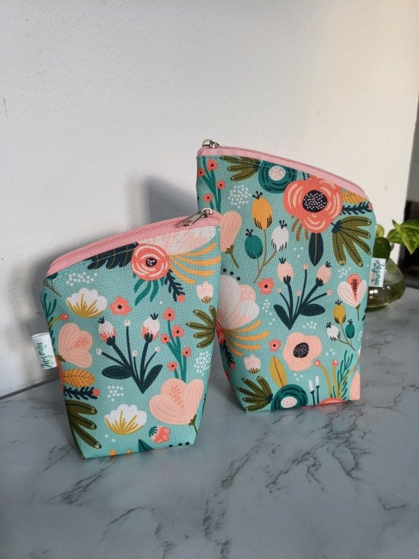 Producto - Set matero 3 piezas Flores Salmón - 1